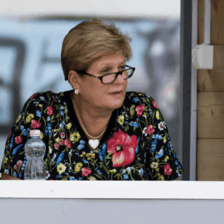 OEPS-Präsidentin Elisabeth Max-Theurer mit eine starken Statement nach der FEI Versammlung in Hongkong. © OEPS/Stefan Lafrentz