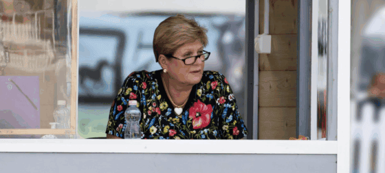 OEPS-Präsidentin Elisabeth Max-Theurer mit eine starken Statement nach der FEI Versammlung in Hongkong. © OEPS/Stefan Lafrentz