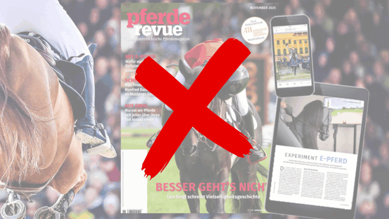 Am 1. Dezember 2025 erscheint die letzte Ausgabe des Printmagazins der Pferderevue. © EQWO.net