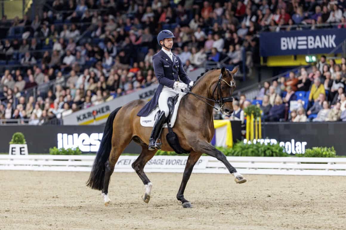 Patrik Kittel (SWE) Touchdown CDI-W Stuttgart © FEI | Stefan Lafrentz