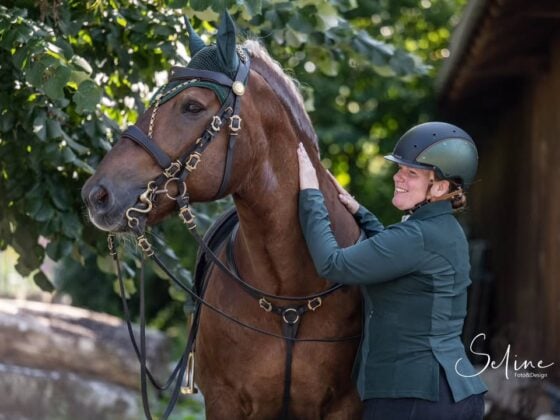 Melanie Manser und Kaltblut Vanero sind ein eingespieltes Team. ©️ Melanie Manser / Seline Foto&Design