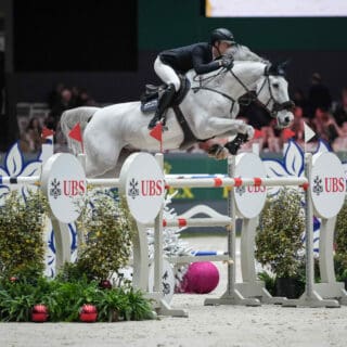 Max Kühner (T) und sein Neuzugang Greece schlugen in Genf gleich vier Schweizer und sicherten sich den Sieg in der USB Challenge. ©️ CHI Geneve