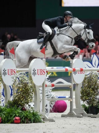 Max Kühner (T) und sein Neuzugang Greece schlugen in Genf gleich vier Schweizer und sicherten sich den Sieg in der USB Challenge. ©️ CHI Geneve