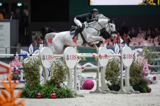 Max Kühner (T) und sein Neuzugang Greece schlugen in Genf gleich vier Schweizer und sicherten sich den Sieg in der USB Challenge. ©️ CHI Geneve