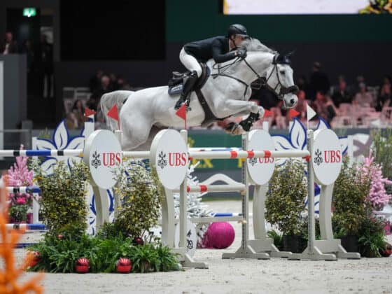 Max Kühner (T) und sein Neuzugang Greece schlugen in Genf gleich vier Schweizer und sicherten sich den Sieg in der USB Challenge. ©️ CHI Geneve