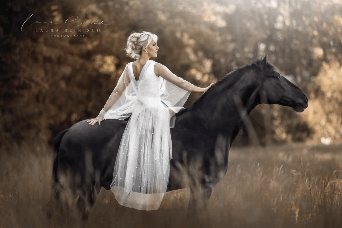 Influencerin Lea Jell kommt aus der Working Equitation. ©️ Laura Reinisch