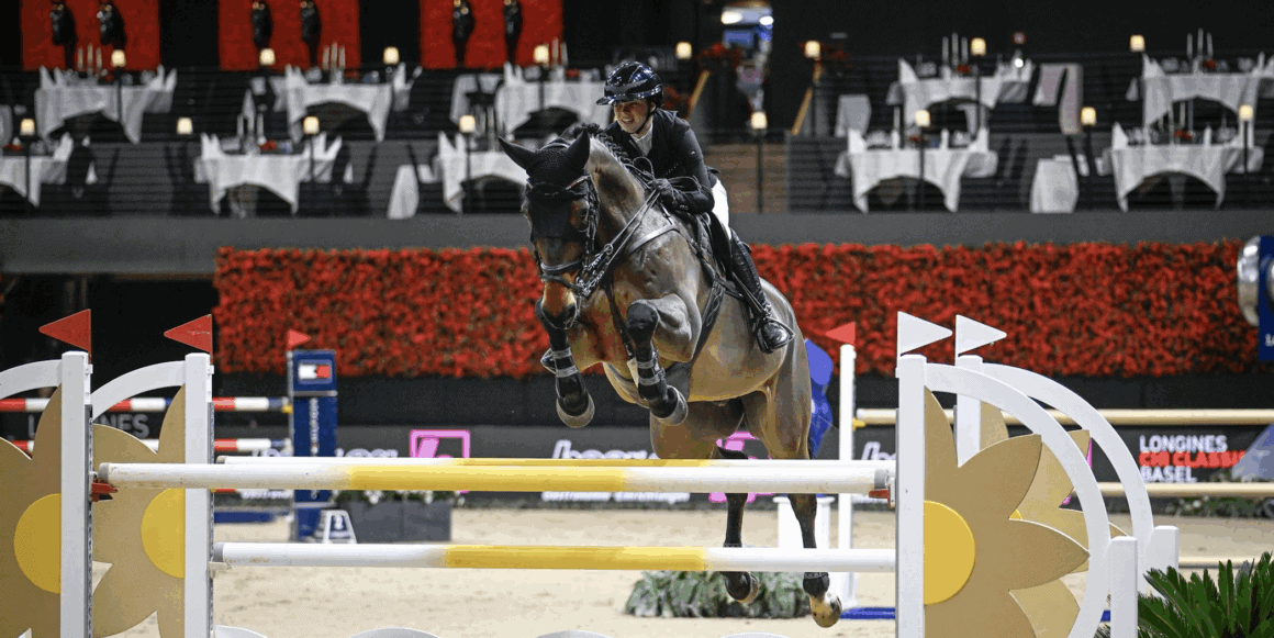 Fünf Nullrunden, die Plätze 3,5 & 6: Antonia Weixelbraun (S) und Chaloubet rockten die U25-Tour in Basel! © Fotografie Stuppia