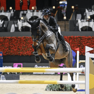 Fünf Nullrunden, die Plätze 3,5 & 6: Antonia Weixelbraun (S) und Chaloubet rockten die U25-Tour in Basel! © Fotografie Stuppia