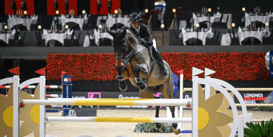 Fünf Nullrunden, die Plätze 3,5 & 6: Antonia Weixelbraun (S) und Chaloubet rockten die U25-Tour in Basel! © Fotografie Stuppia