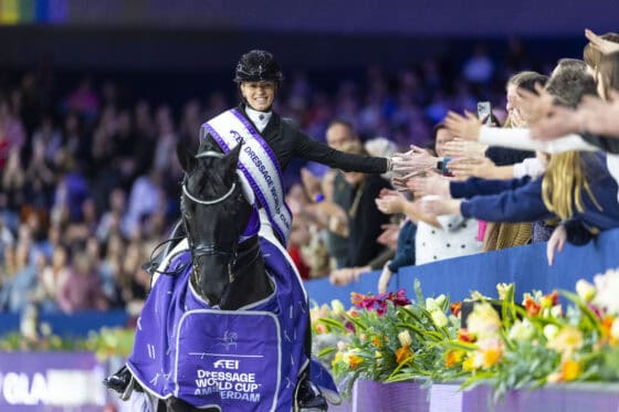 Lottie Fry (GBR) und Glamourdale sind in Amsterdam, wie auch zuletzt in London, unschlagbar! © FEI | Leanjo de Koster