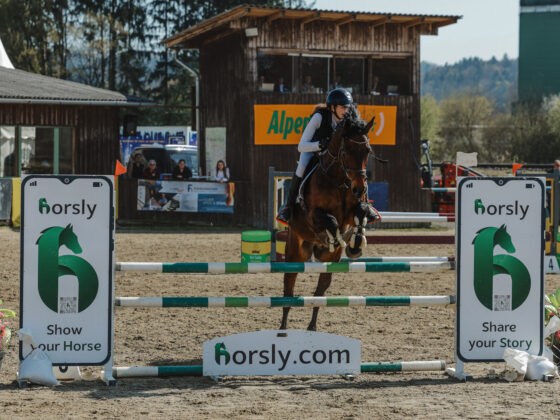 4 Etappen, mehrere Teams, Geld- & Sachpreise: Die Horsly-League wirbt 2026 mit einer neuen Springreit-Serie. © Horsly League