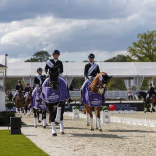 Deutschland gewann den Nationenpreis von Fontainebleau 2026 vor Großbritannien und Belgien! ©️ FEI / Evan Oudin