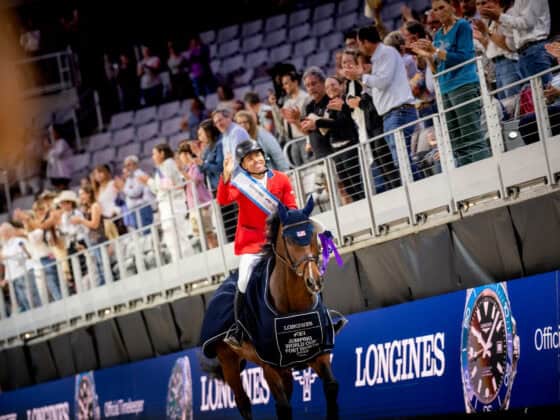 Kent Farrington (USA) präsentierte sich in Fort Worth, Texas, als unbesiegbar. Ob im Sattel von Toulayna oder Greya, er verteidigte seine Führung bis zum Schluss. © FEI | Shannon Brinkman