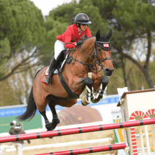 Bianca Babanitz (B) und I Will be Famous starten stark in die WM-Saison! © IG: @biancababanitzbba / Marco Proli Equestrian Photography