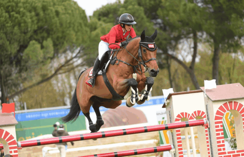 Bianca Babanitz (B) und I Will be Famous starten stark in die WM-Saison! © IG: @biancababanitzbba / Marco Proli Equestrian Photography