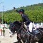 Anna Duff (IRE) lebt in Bayern und ist zur zweiten Etappe der AlpenSpan-Tour nach Preding gereist - das hat sich ausgezahlt! © OEPS / Horsic Photography