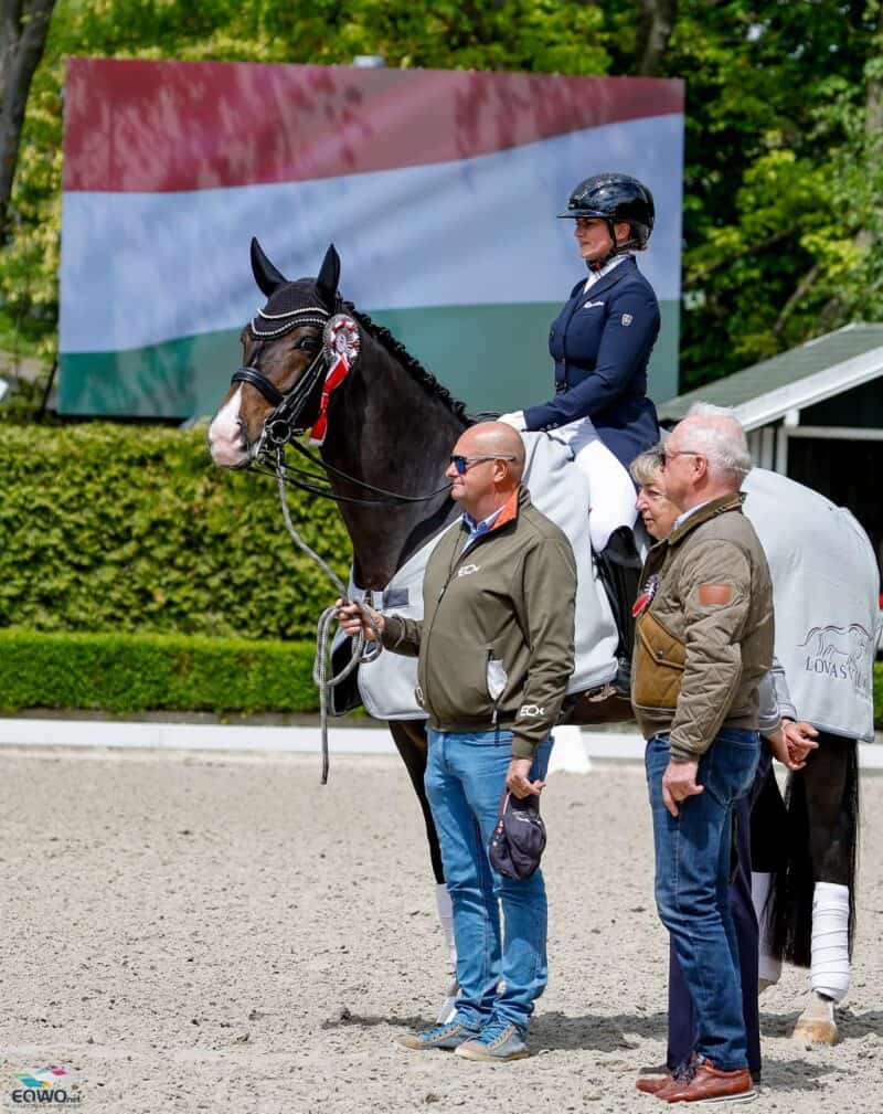 Diana Porsche (HUN) holt ersten Heimsieg in der neuen sportlichen Heimat Ungarn. © EQWO.net | Petra Kerschbaum