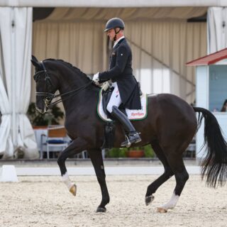 Peter Gmoser (B) und Dante's Daiquiri sicherten sich beim Weltcup in Olomouc Platz zwei! © EQWO.net | Petra Kerschbaum