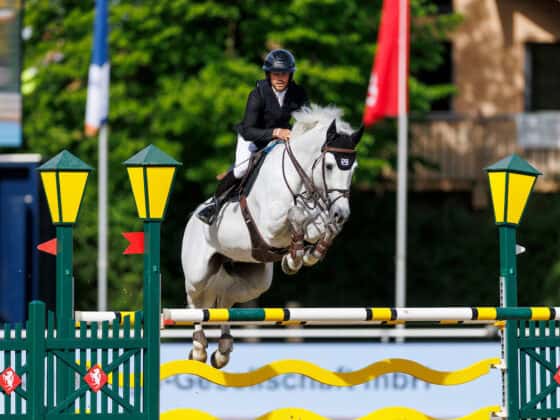 Felix Koller (OÖ) bestritt das CSI3* Eröffnungsspringen mit Classic Force. Im Nationenpreis geht er mit Cossinelle an den Start. © www.sportfotos-lafrentz.de/Stefan Lafrentz