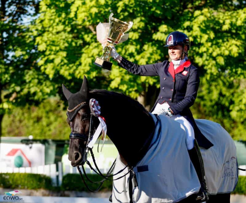 Sandra Sysojeva (POL) und Maxima Bella waren in Mariakalnok unbesiegbar! © EQWO.net | Petra Kerschbaum
