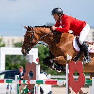 Fritz Kogelnig Jr. (K) und sein "Rio" vertreten Österreich beim Nationenpreis in Budapest. © CSIO Sopot | Lukasz Kowalski