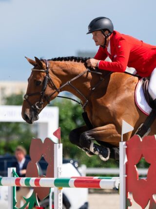 Fritz Kogelnig Jr. (K) und sein "Rio" vertreten Österreich beim Nationenpreis in Budapest. © CSIO Sopot | Lukasz Kowalski