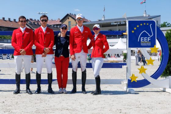 Österreich reichte in Budapest Rang fünf für die Semifinal-Qualifikation des EEF Nations Cup! © CSIO Budapest