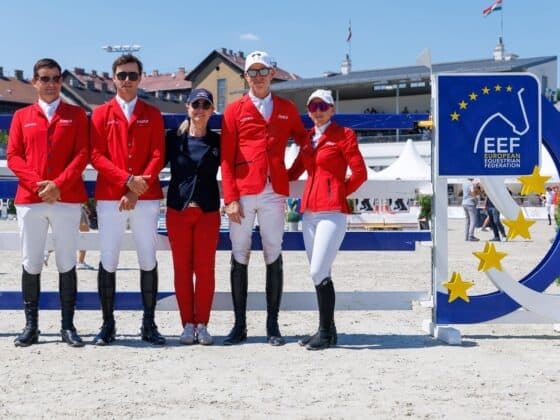Österreich reichte in Budapest Rang fünf für die Semifinal-Qualifikation des EEF Nations Cup! © CSIO Budapest