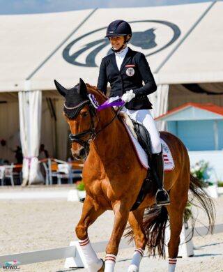 Nele Cordt (W) und Fauntleroy sicherten sich bei ihrer ersten gemeinsamen Europameisterschaft zwei Platzierungen! © EQWO.net | Petra Kerschbaum