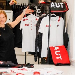 Die neue MACEUR "National wear" für Österreich entspringt dem kreativen Kopf der Gründerin Manuela Koch. © EQWO.net | Petra Kerschbaum