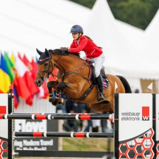 Anna Plautz (K) und Lino P präsentierten sich bei der Junioren-EM in Hagen a.T.W. als bestes österreichisches Duo auf Rang 51. © www.sportfotos-lafrentz.de/Stefan Lafrentz