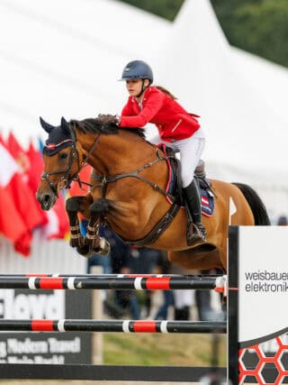Anna Plautz (K) und Lino P präsentierten sich bei der Junioren-EM in Hagen a.T.W. als bestes österreichisches Duo auf Rang 51. © www.sportfotos-lafrentz.de/Stefan Lafrentz