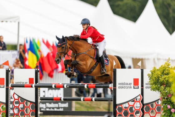 Anna Plautz (K) und Lino P präsentierten sich bei der Junioren-EM in Hagen a.T.W. als bestes österreichisches Duo auf Rang 51. © www.sportfotos-lafrentz.de/Stefan Lafrentz