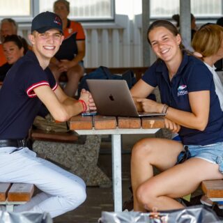 Aufsteiger Fabian Hofer (B) erzählte im EQWO.net-Gespräch über seine Reitqnfänge mit Umweg Kunstturnen, seine Lehrmeister und die reiterliche Zukunft. © EQWO.net | Petra Kerschbaum