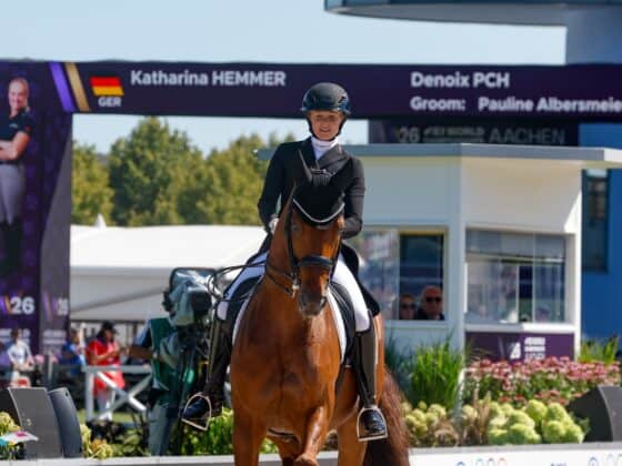 Noch ist nicht fix, ob Katharina Hemmer (GER) und Denoix PCH an der WM-Kür teilnehmen. © EQWO.net | Petra Kerschbaum