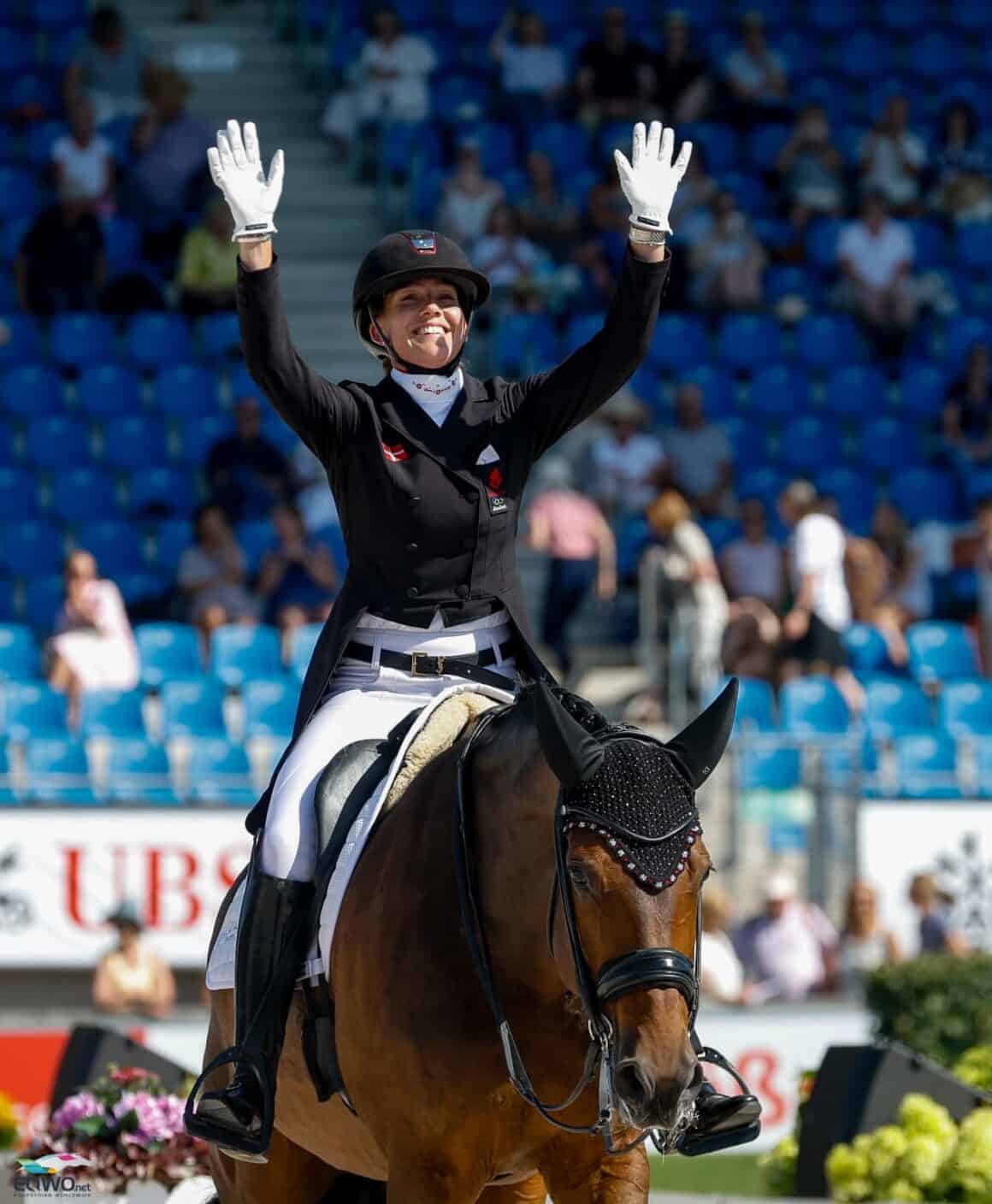 Cathrine Laudrup-Dufour (DEN) und Mount St John Freestyle tanzten im Grand Prix in die Favoritenrolle. © EQWO.net | Petra Kerschbaum