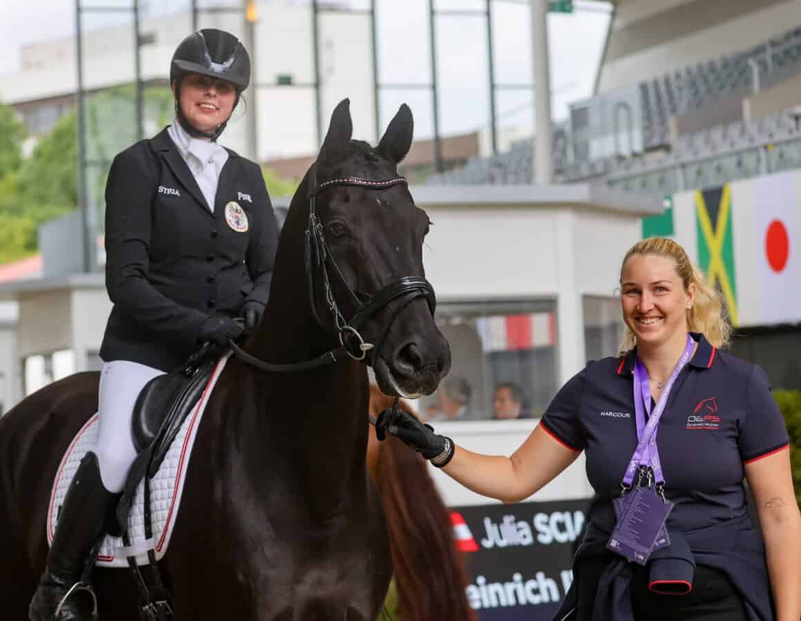 Julia Sciancalepore (K) und "Heini" platzierten sich mit über 70 % in den Top-Ten! © EQWO.net | Petra Kerschbaum