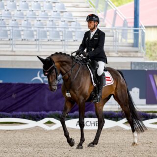 Pepo Puch gab in Aachen sein Championatsdebüt in Grade I. © EQWO.net | Petra Kerschbaum