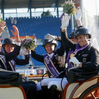 Deutschland sicherte sich nach 20 Jahren erneut bei der Heim-WM Gold in der Dressur! © EQWO.net | Petra Kerschbaum