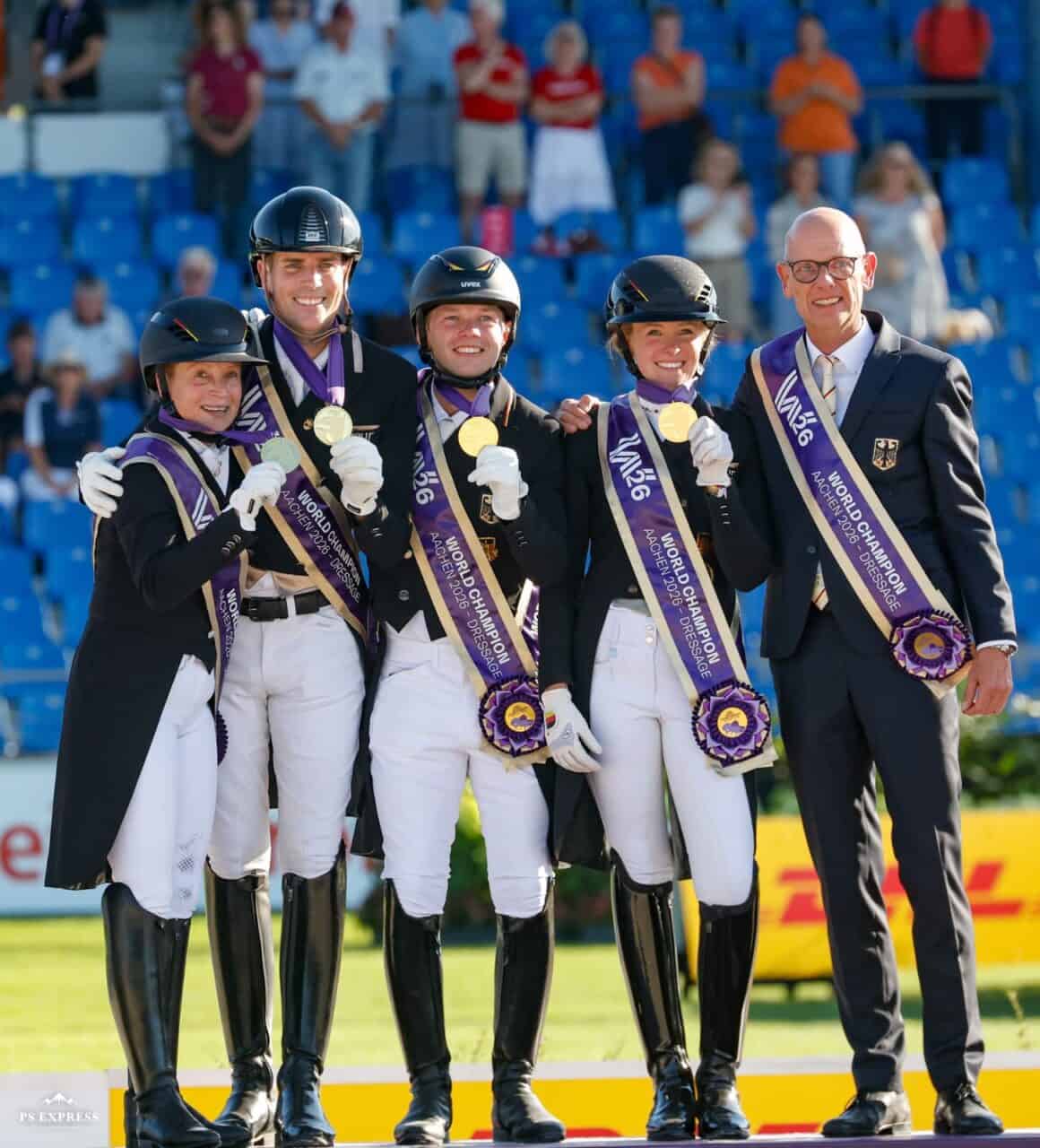 Deutschland sicherte sich nach 20 Jahren erneut bei der Heim-WM Gold in der Dressur! © EQWO.net | Petra Kerschbaum