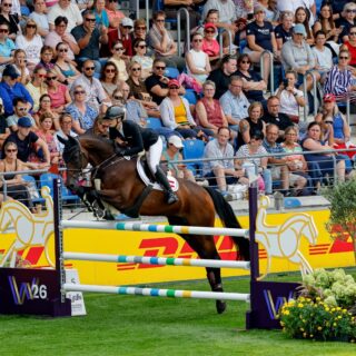 Lea Siegl (OÖ) springt mit einem Abwurf auf Watermill Giorgio auf Rang 31 der Weltmeisterschaft in Aachen! © EQWO.net | Petra Kerschbaum