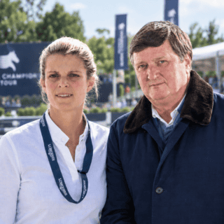 Athina Onassis (GRE) und GCT-Gründer Jan Tops befinden sich nach jahrelanger Zusammenarbeit nun vor Gericht. © KI generiert