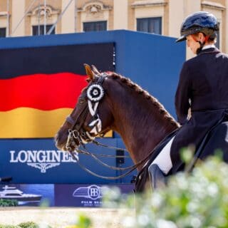 Isabell Werth (GER) und Viva GOLD OLD entschieden den Premieren-Grand-Prix vor Schloss Schönbrunn mit über 77 % für sich! © EQWO.net | Petra Kerschbaum