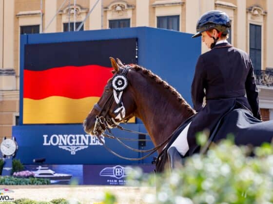 Isabell Werth (GER) und Viva GOLD OLD entschieden den Premieren-Grand-Prix vor Schloss Schönbrunn mit über 77 % für sich! © EQWO.net | Petra Kerschbaum