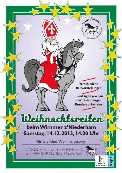 2013 12 09 URFV StMarienkirchen Weihnachtsreiten